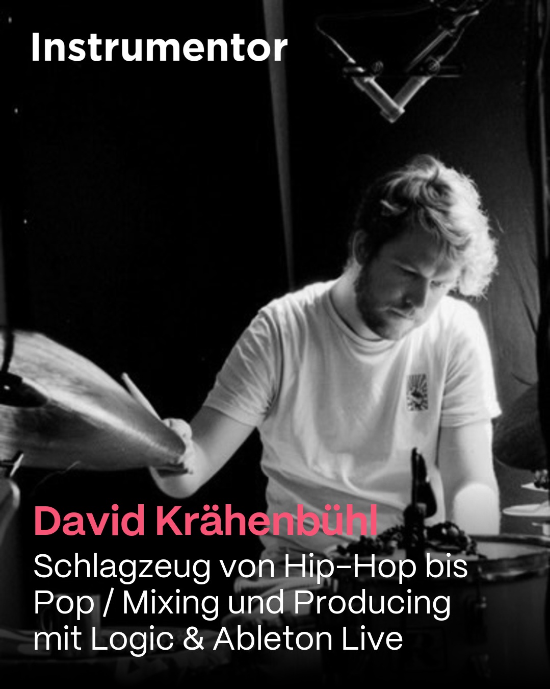 David Krähenbühl teaching drums — drum lessons in Zurich (Schlagzeugunterricht Zürich)